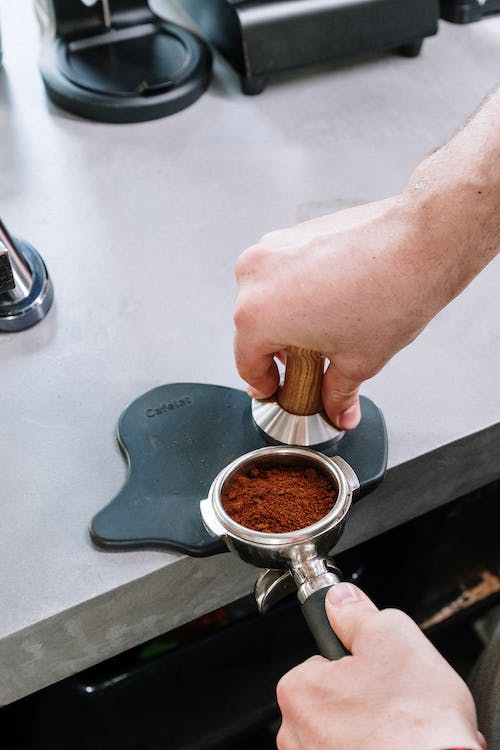 coffee tamper mat