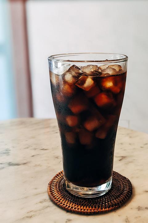 Ice cold brew coffee